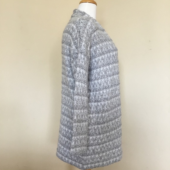 Joie Lerado Boucle Cardigan Sweater Geometric Wool Alpaca Blend Size M - Picture 2 of 9